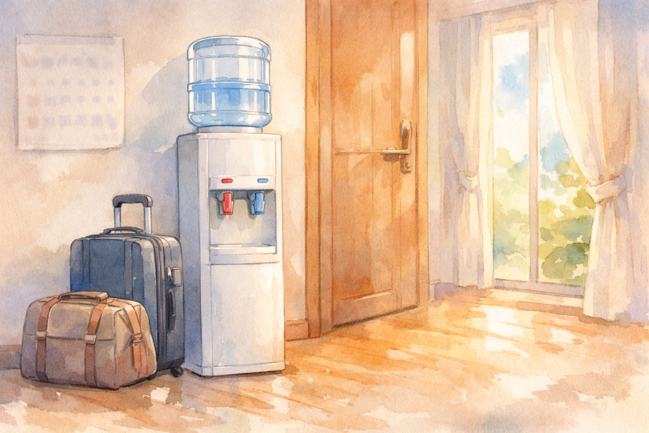 プレミアムウォーターサーバーの水抜き方法は？不在期間別の対応と再利用時の注意点を解説