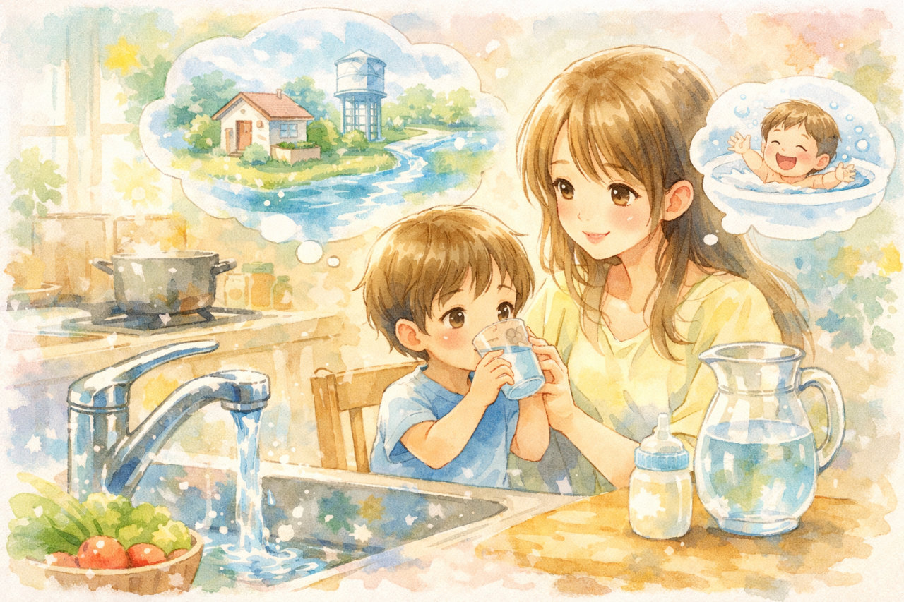 子どもがいる家庭で「家の水」を気にする人が増えている？気になり始めたときに整理しておきたいポイント