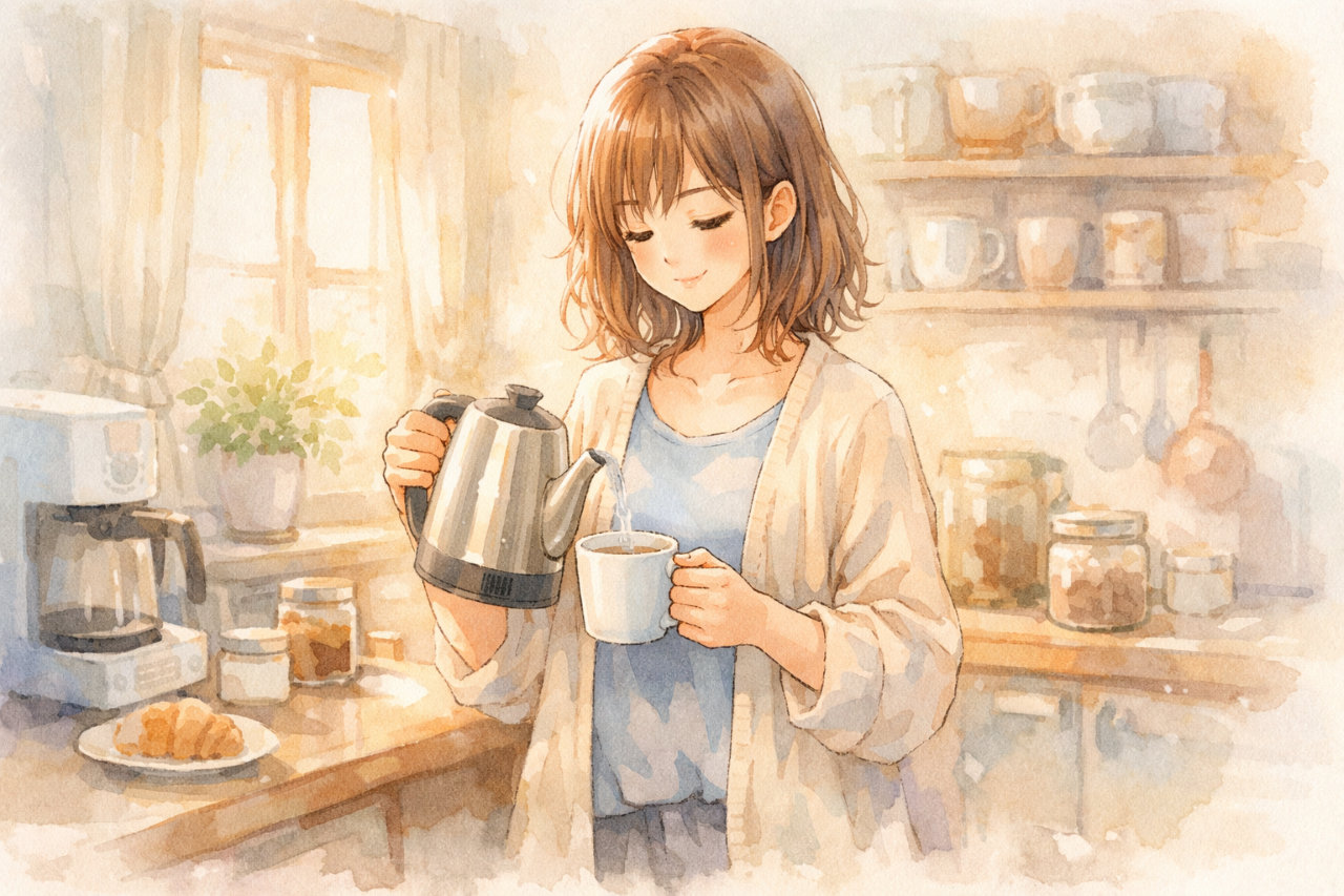 在宅時間が増えて「お湯を沸かすのが地味に面倒」と感じたとき家の飲み物環境を見直す人が増えていると言われています