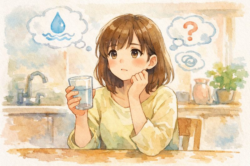 なぜ急に「水の味」が気になり始めたのかもしれません