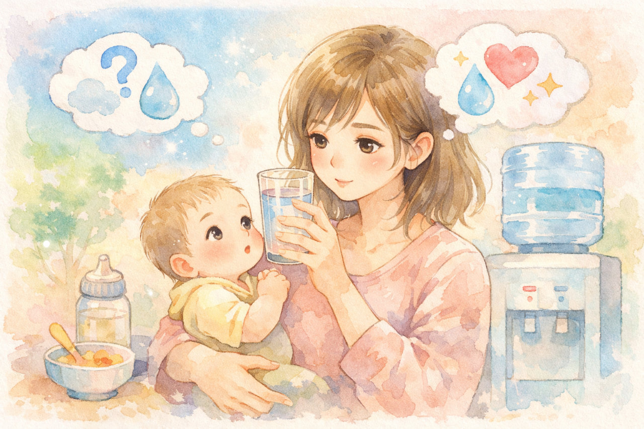 赤ちゃんの水選びに不安を感じたときに知っておきたいこと｜ウォーターサーバーは必要か迷っている方へ