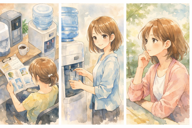 うるのんのウォーターサーバーの種類を知る前に確認しておきたいポイント